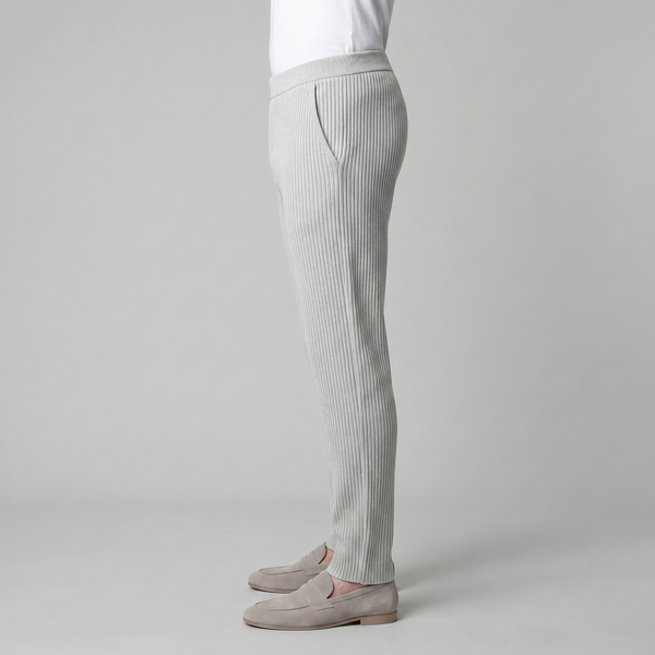 Ribbed Trousers For Casual Comfort