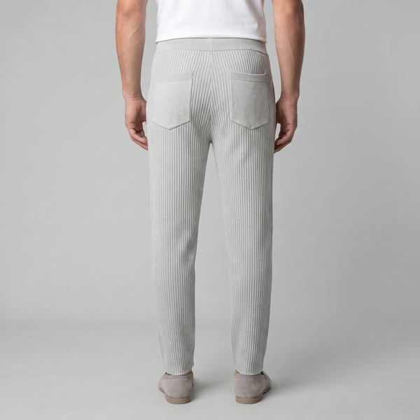 Ribbed Trousers For Casual Comfort