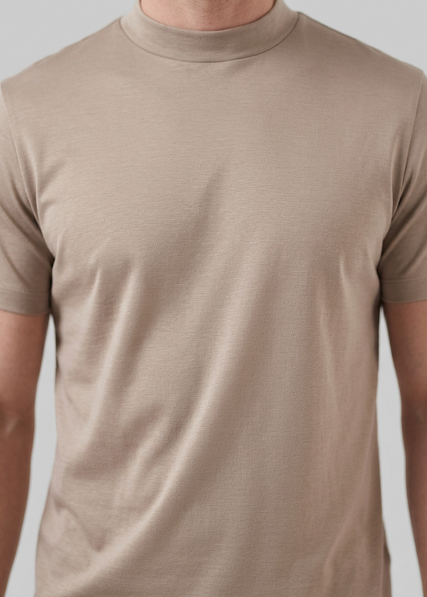 Shiny Crewneck T-Shirt