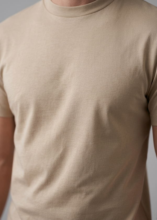Shiny Crewneck T-Shirt
