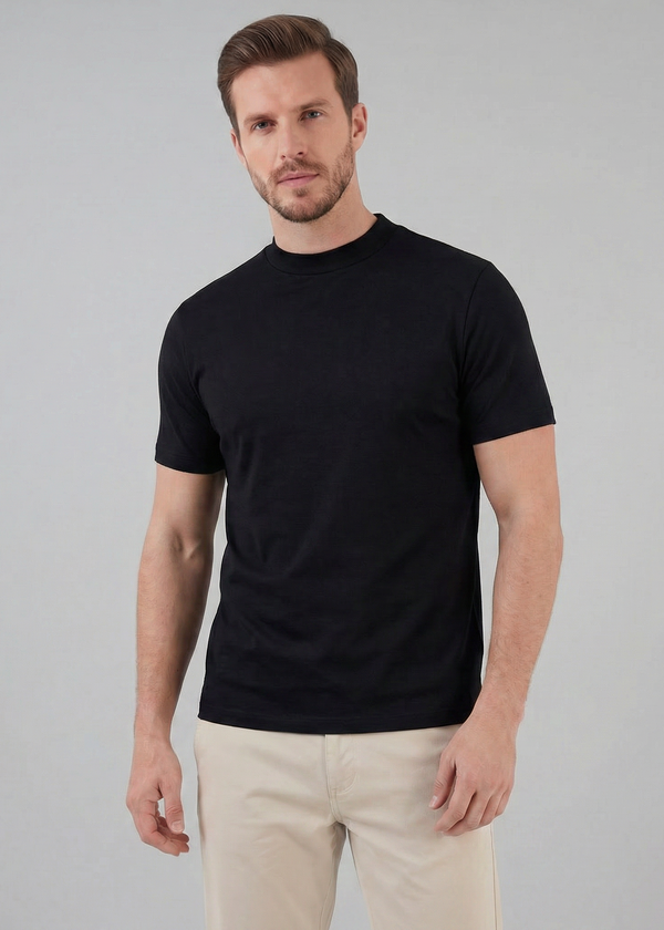 Shiny Crewneck T-Shirt