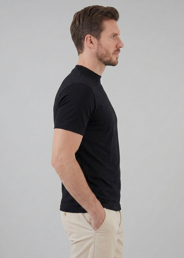 Shiny Crewneck T-Shirt