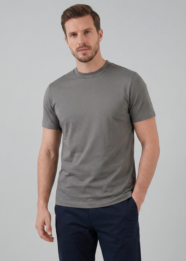 Shiny Crewneck T-Shirt