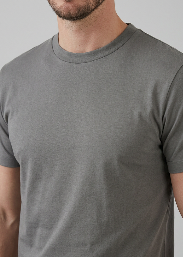Shiny Crewneck T-Shirt