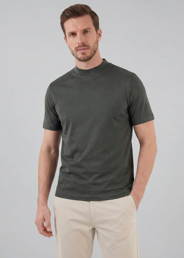 Shiny Crewneck T-Shirt
