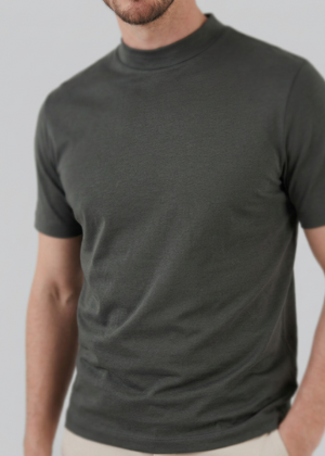 Shiny Crewneck T-Shirt