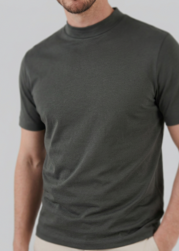 Shiny Crewneck T-Shirt