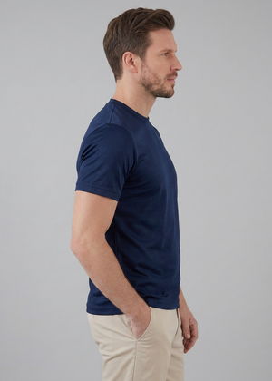 Shiny Crewneck T-Shirt