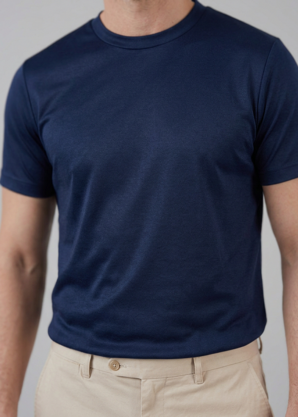 Shiny Crewneck T-Shirt