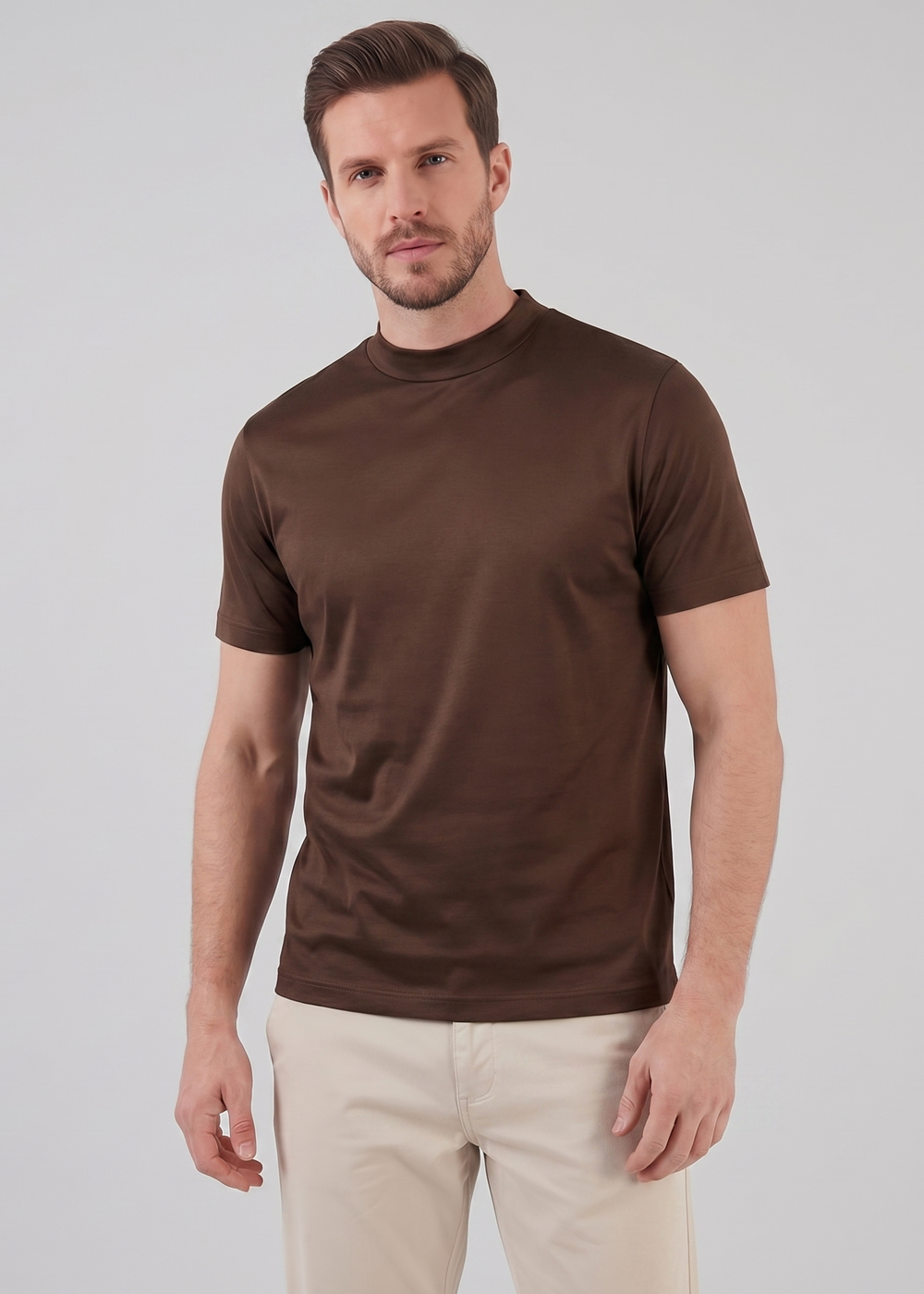 Shiny Crewneck T-Shirt