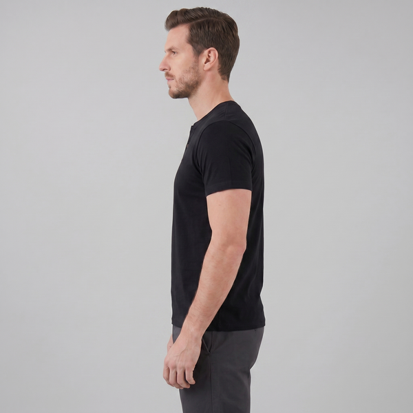 Short Sleeve Henley Shirt