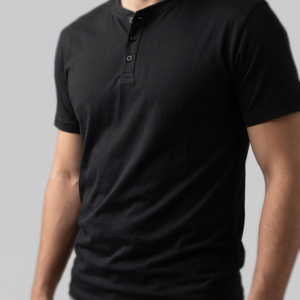 Short Sleeve Henley Shirt