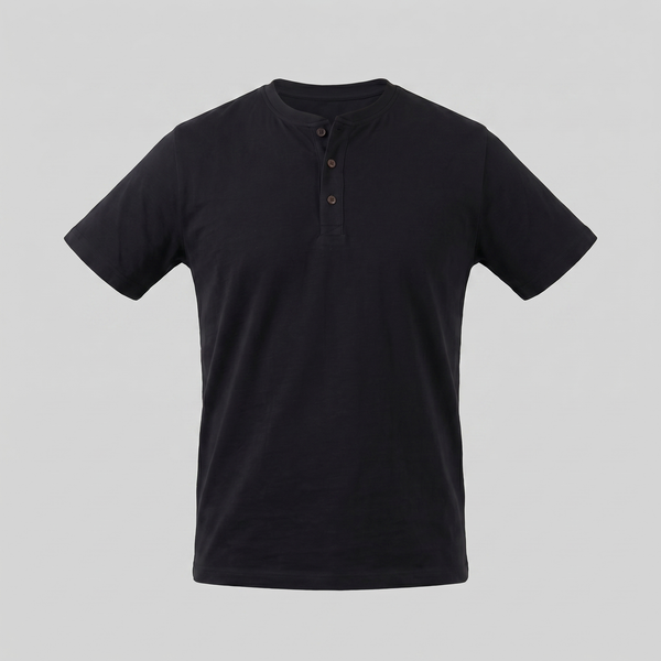 Short Sleeve Henley Shirt