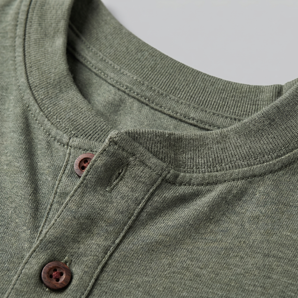 Short Sleeve Henley Shirt