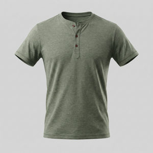 Short Sleeve Henley Shirt