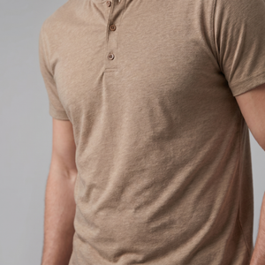 Short Sleeve Henley Shirt