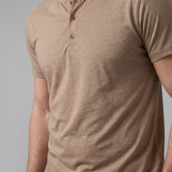 Short Sleeve Henley Shirt
