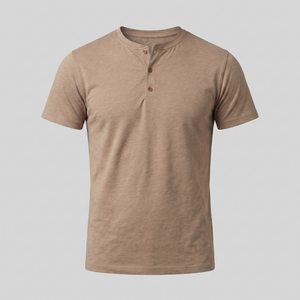 Short Sleeve Henley Shirt