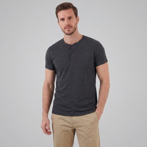 Short Sleeve Henley Shirt