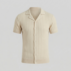 Short Sleeve Knitted Shirt