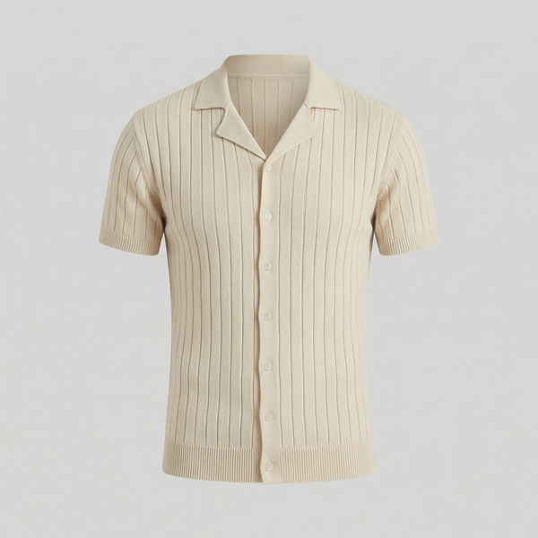 Short Sleeve Knitted Shirt