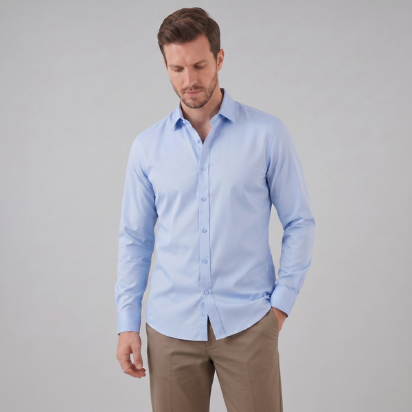 Slim Fit Long-Sleeve Dress Shirt