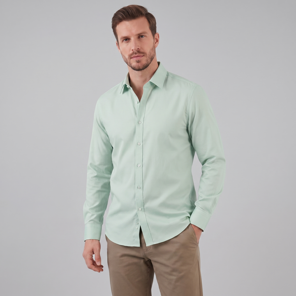 Slim Fit Long-Sleeve Dress Shirt