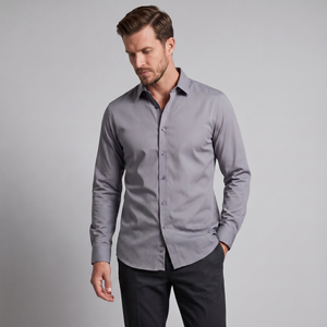 Slim Fit Long-Sleeve Dress Shirt
