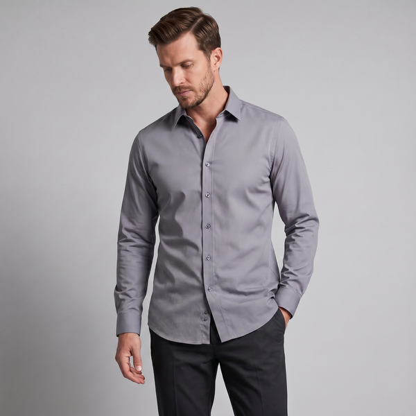 Slim Fit Long-Sleeve Dress Shirt