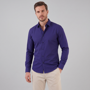 Slim Fit Long-Sleeve Dress Shirt