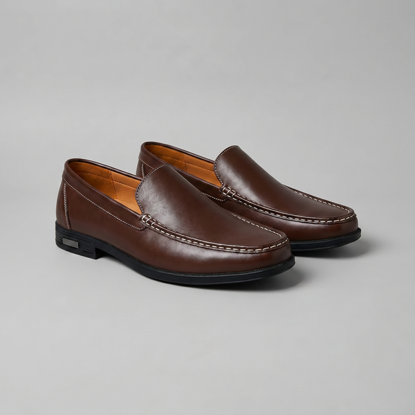 Slip-On Leather Loafers