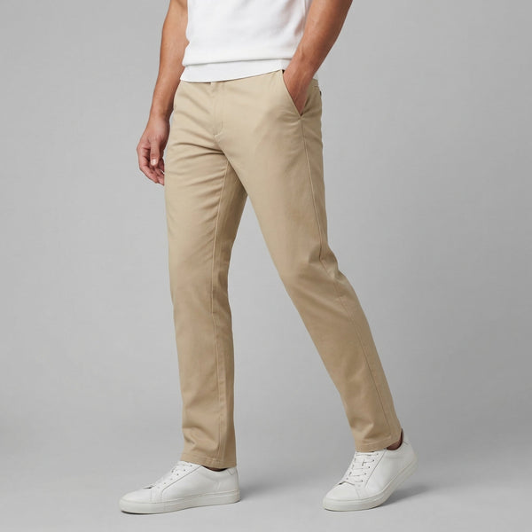 Straight-Fit Chino Trousers