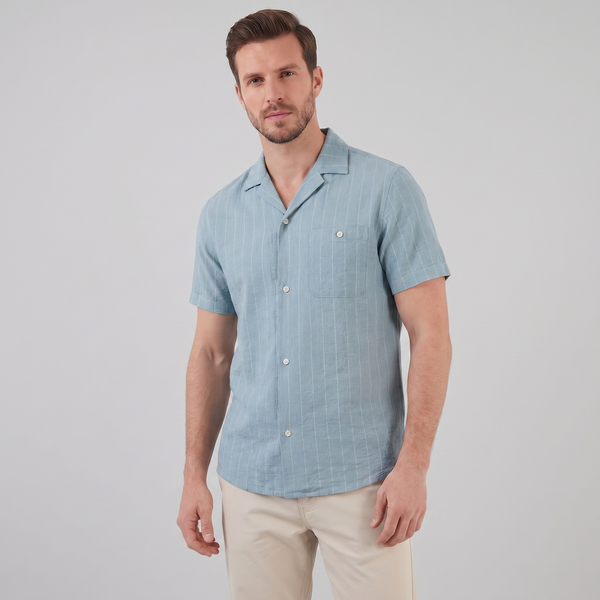 Stripe Button-Down Shirt
