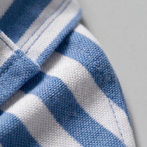 Striped Short Sleeve Polo Shirt