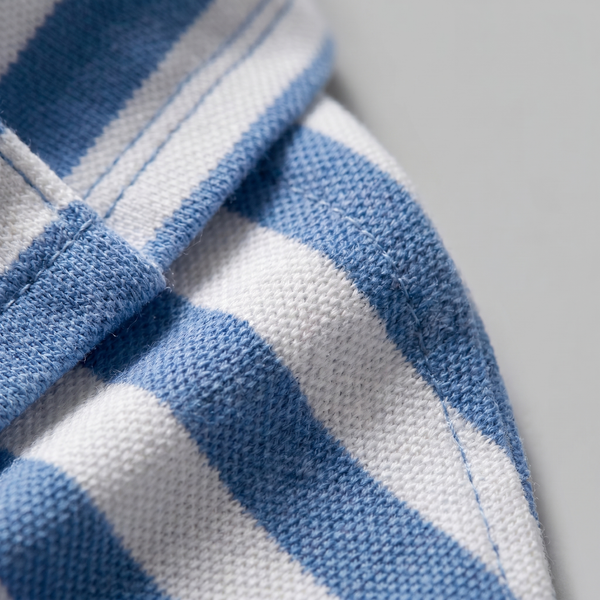 Striped Short Sleeve Polo Shirt