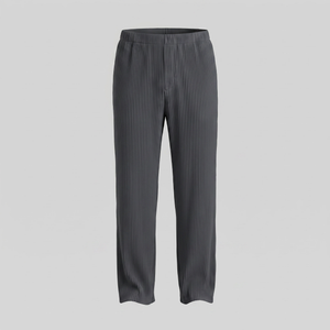 Striped Drawstring Elastic Waistband Trousers