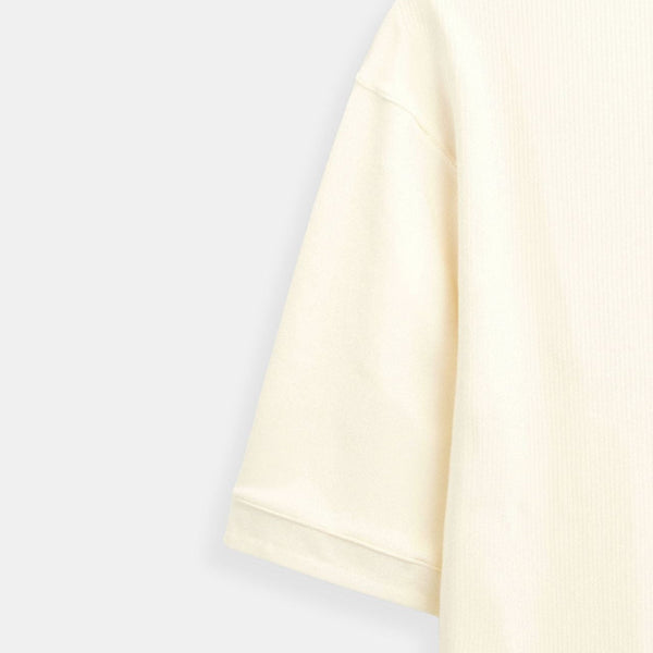 Structured V-Neck Polo Shirt