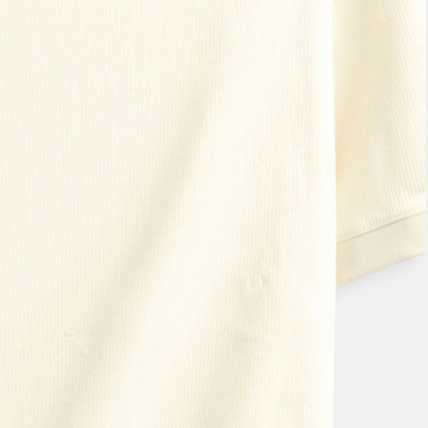 Structured V-Neck Polo Shirt