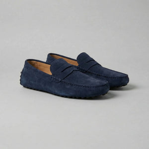 Stylish Suede Penny Loafers