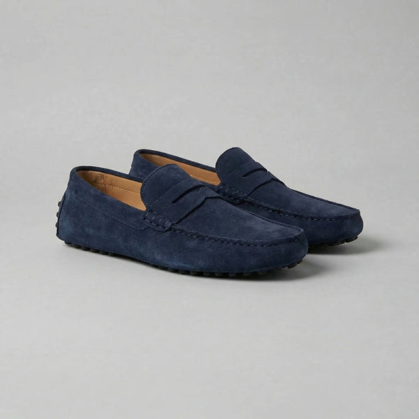 Stylish Suede Penny Loafers