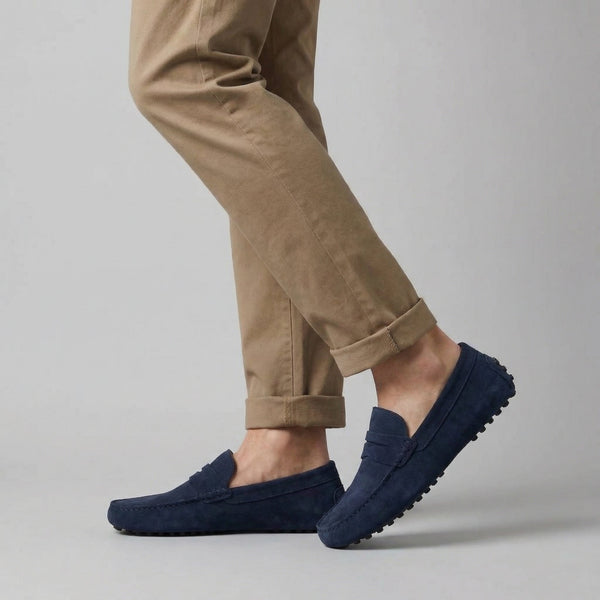 Stylish Suede Penny Loafers