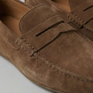 Stylish Suede Penny Loafers