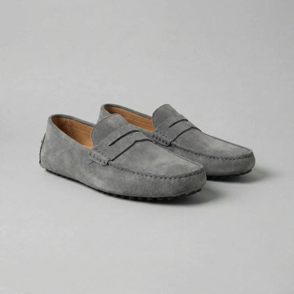 Stylish Suede Penny Loafers