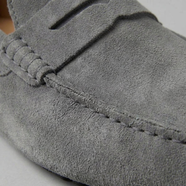 Stylish Suede Penny Loafers
