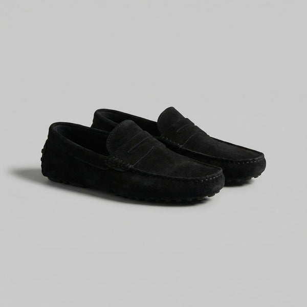 Stylish Suede Penny Loafers