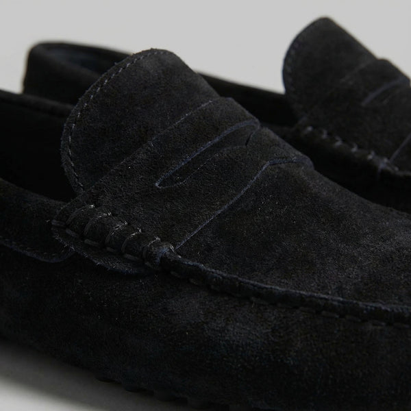 Stylish Suede Penny Loafers