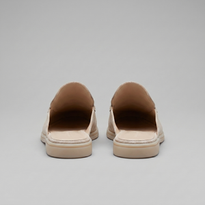 Suede Backless Loafer Mules