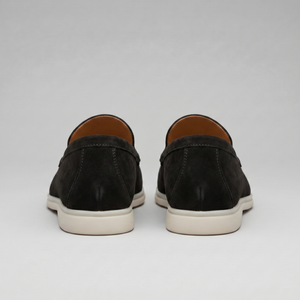 Suede Black Loafers