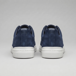 Suede Leather Slip-On Trainers