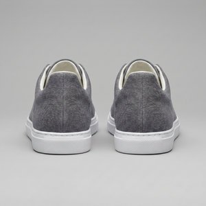 Suede Leather Slip-On Trainers
